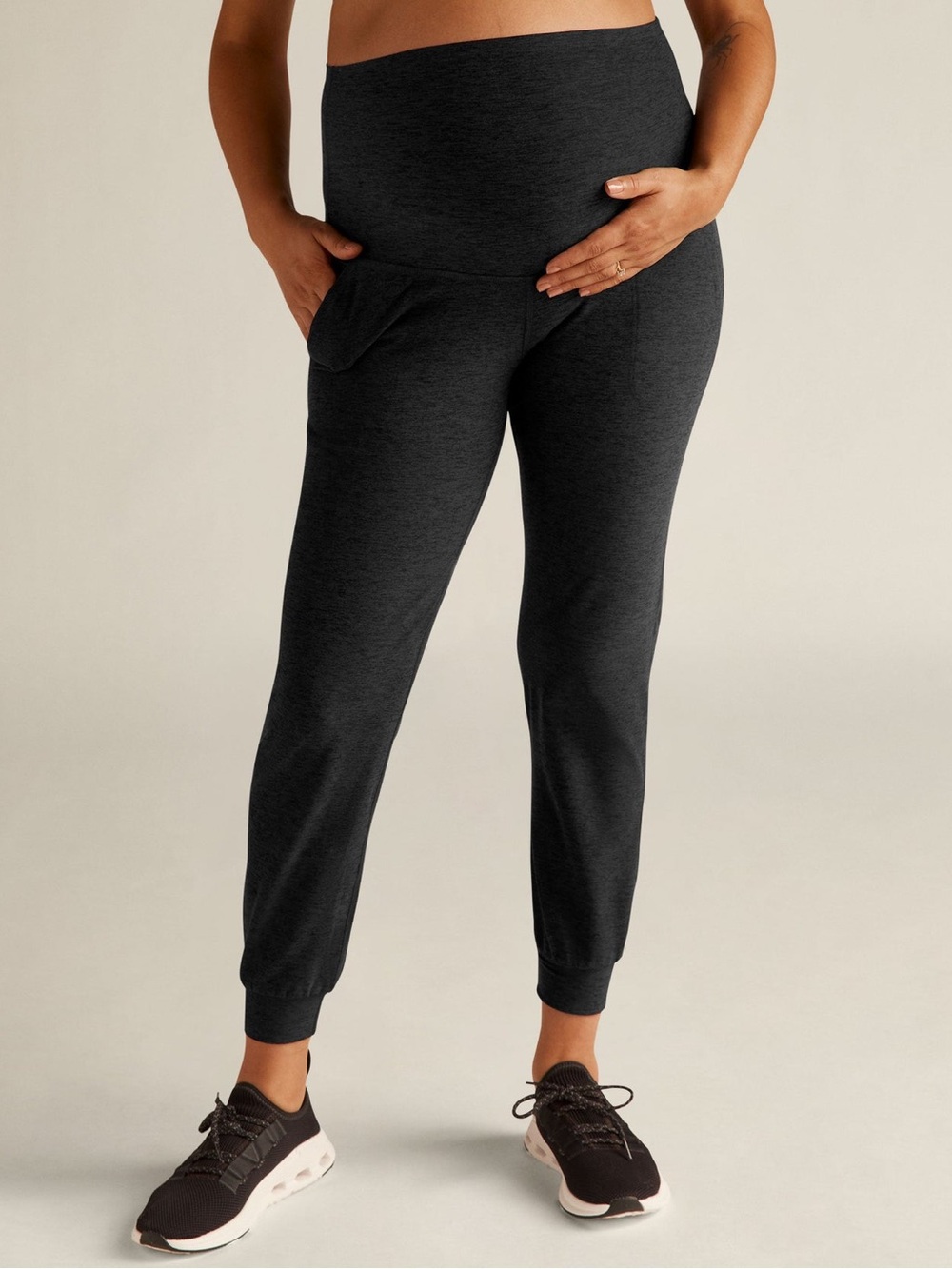 Beyond Yoga Spacedye Beyond the Bump Maternity Midi Jogger